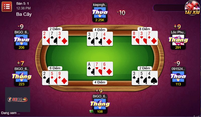 Game Bài E88 - Sảnh bài online dành cho nhiều nhóm người chơi